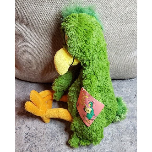 Dr Seuss Oh Say What You Can Say Green Bird Plush Stuffed Animal Toy Kohls Cares - Picture 5 of 7